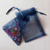 50pcs/lot Organza Drawstring Candy Gift Bag Jewelry Bags Fabric Organza...