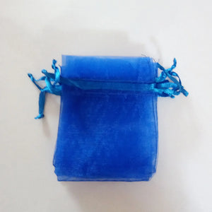 50pcs/lot Organza Drawstring Candy Gift Bag Jewelry Bags Fabric Organza...