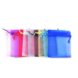 50pcs Organza Gift Bags Satin Drawstring Pouch Wedding Party Favor Jewelry Bags