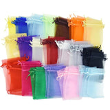 50pcs Organza Gift Bags Satin Drawstring Pouch Wedding Party Favor Jewelry Bags