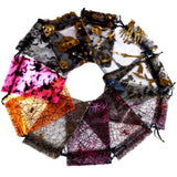 50pcs Halloween Candy Bag Spider Web Jute Burlap Party Gift Candy Bag
