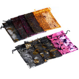 50pcs Halloween Candy Bag Spider Web Jute Burlap Party Gift Candy Bag