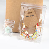 50pcs PVC Zipper Bag Clear Soft Plastic Sealed Anti-oxidation Jewelry Storage