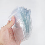 50pcs PVC Zipper Bag Clear Soft Plastic Sealed Anti-oxidation Jewelry Storage