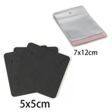 50pcs Paper Display Cards for DIY Jewelry Earrings Necklaces Storage