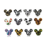 50pcs Daisy Flower Mouse Silicone Beads Baby Teether Toy - DIY Charm Necklace
