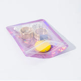 50pcs Clear Holographic Ziplock Bags for Jewelry Storage