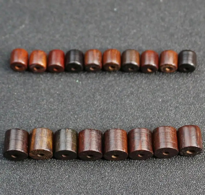 50pcs Wooden Spacer Beads 6x6 8x8mm Cylinder Craft Charm DIY Jewelry Making