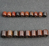 50pcs Wooden Spacer Beads 6x6 8x8mm Cylinder Craft Charm DIY Jewelry Making