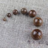 50pcs/lot Sandalwood Loose Beads 6-20mm Buddhism Jewelry Findings Wood Beads