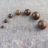 50pcs/lot Sandalwood Loose Beads 6-20mm Buddhism Jewelry Findings Wood Beads