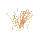50pcs Stainless Steel Flat Head Pins for Beading DIY Making