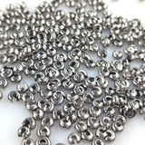 50pcs 18K Stainless Steel C Shape Crimp Beads Cover for Jewelry Making