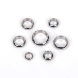 50pcs Stainless Steel Spacer Beads 2-10mm DIY Jewelry Making Charms