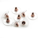 50pcs Stainless Steel Stud Earring Back Stoppers Ear Post Nuts Jewelry Findi