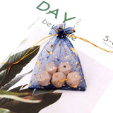 50pcs Star Moon Organza Jewelry Gift Bags Drawstring Wedding Favor Pouches