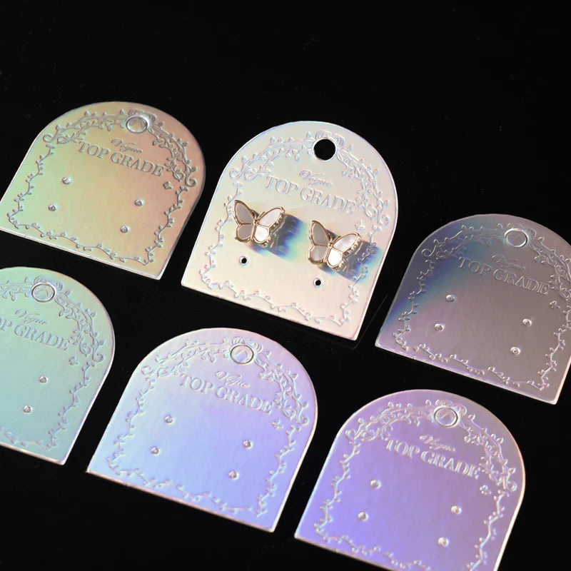 50pcs Jewelry Earrings Display Cards High Quality Storage Favor Label Tag