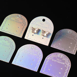 50pcs Jewelry Earrings Display Cards High Quality Storage Favor Label Tag