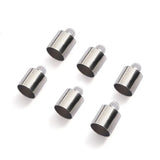 50pcs Tassel Leather Cord End Crimp Cap Beads Caps Connectors DIY Jewelry Making