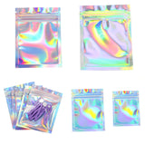50pcs Thicken Laser Ziplock Bags Jewelry Storage Retail Display Pouches