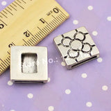 50pcs Tibetan Silver Slider Beads for Bracelet Necklace Watch Chain