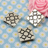 50pcs Tibetan Silver Slider Beads for Bracelet Necklace Watch Chain
