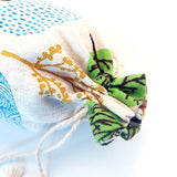 50pcs Wedding Favor Small Linen Drawstring Gift Bag