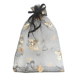 50pcs Butterfly Organza Bag Jewelry Pouch Decoration