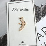50pcs Wild Goose Bird Pendant Enamel DIY Accessories Necklace Bracelet Headdress