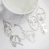 50pcs Art Abstract Human Face Charms Pendant DIY Jewelry Accessories