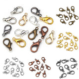 50pcs Zinc Alloy Lobster Clasp Hooks DIY Jewelry Making Necklace Bracelet Chain