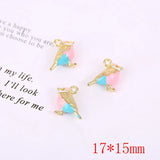 50pcs Alloy Bird Shape Floating Locket Charms DIY Jewelry Accessory