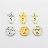 50pcs Cartoon Angels Alloy Floating Locket Charms DIY Jewelry