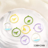 50pcs/lot Cartoon Animal Alloy Charms for DIY Jewelry