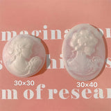 50pcs Cartoon Girls Resin Flatback Cabochon Beads DIY Jewelry Earring/Hair