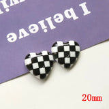 50pcs Leopard Print Resin Flatback Beads DIY Jewelry Hair Accessory