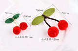 50pcs Cherry Shaped Decoration Charms DIY Jewelry Earrings