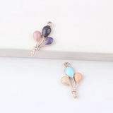 50pcs astronaut/balloon alloy oil drop charms DIY earrings accessory