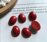 50pcs Geometric Ovals Resin Charms DIY Earring Pendant Accessory
