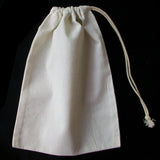 50pcs Small Cotton Jewelry Pouch Drawstring Bag Accessories