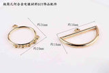 50pcs Geometry Shape Alloy Floating Locket Charms DIY Jewelry Decoration