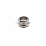 50pcs Stainless Steel Big Hole Spacer Beads DIY Charm Jewelry Making Findings