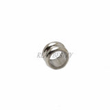 50pcs Stainless Steel Big Hole Spacer Beads DIY Charm Jewelry Making Findings