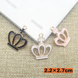50pcs Hollow Out Crown Pendant DIY Accessories Necklace Bracelet Headdress