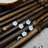 50pcs Resin Flower Spacer Beads for DIY Jewelry Making