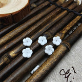 50pcs Resin Flower Spacer Beads for DIY Jewelry Making