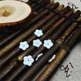 50pcs Resin Flower Spacer Beads for DIY Jewelry Making