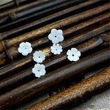 50pcs Resin Flower Spacer Beads for DIY Jewelry Making