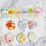 50pcs/lot Acrylic Beads Flowers/Ice Cream for DIY Earrings