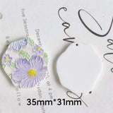 50pcs/lot Acrylic Beads Flowers/Ice Cream for DIY Earrings